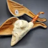 SMS I. Baglan Large Skull Estate Block Meerschaum Pipe - Image 3