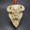 SMS I. Baglan Large Skull Estate Block Meerschaum Pipe - Image 7