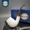 MBSD Meerschaum Deluxe Bent Egg Block Meerschaum Pipe, Briar-Mortise [SOLD]