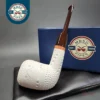 MBSD Meerschaum Deluxe Lattice Block Meerschaum Pipe, Briar-Mortise