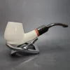 MBSD Meerschaum Deluxe Bent Brandy Block Meerschaum Pipe, Briar-Mortise - Image 3