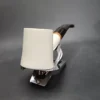 MBSD Meerschaum Deluxe Bo Pot Block Meerschaum Pipe, Briar-Mortise [SOLD OUT] - Image 4