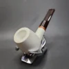 MBSD Meerschaum Deluxe Devil Anse Block Meerschaum Pipe, Briar-Mortise - Image 4