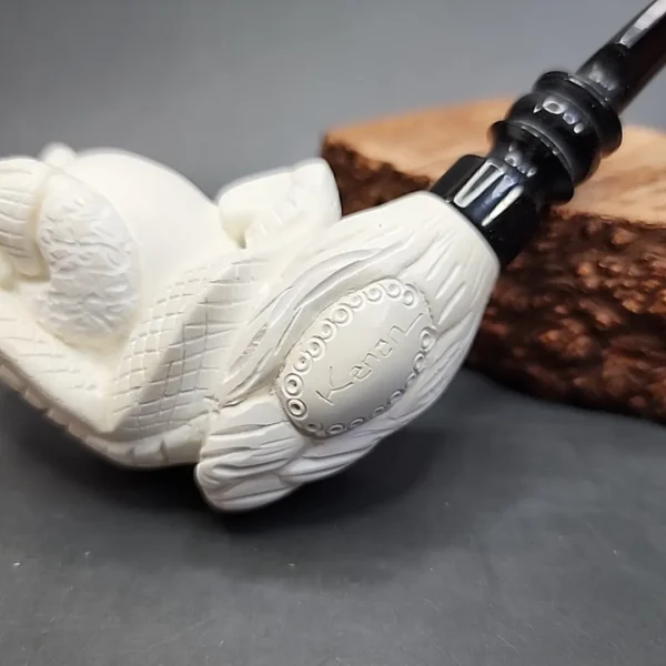 MBSD Meerschaum Claw by Kenan Block Meerschaum Pipe - Image 4