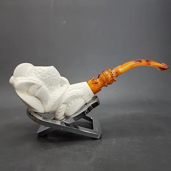 MBSD Meerschaum Classic Kenan Claw Block Meerschaum Pipe - Image 4