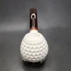 MBSD Meerschaum Deluxe Bent Brandy Block Meerschaum Pipe, Briar-Mortise - Image 5