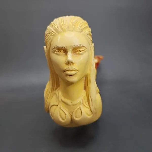 MBSD Masters Kenan Elf Princess Block Meerschaum Pipe, New - Image 5