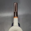MBSD Meerschaum Deluxe Lattice Block Meerschaum Pipe, Briar-Mortise - Image 6