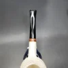 MBSD Meerschaum Deluxe Rusticated Pot Block Meerschaum Pipe, Briar-Mortise - Image 6