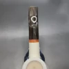 MBSD Meerschaum Deluxe Bent Brandy Block Meerschaum Pipe, Briar-Mortise - Image 6