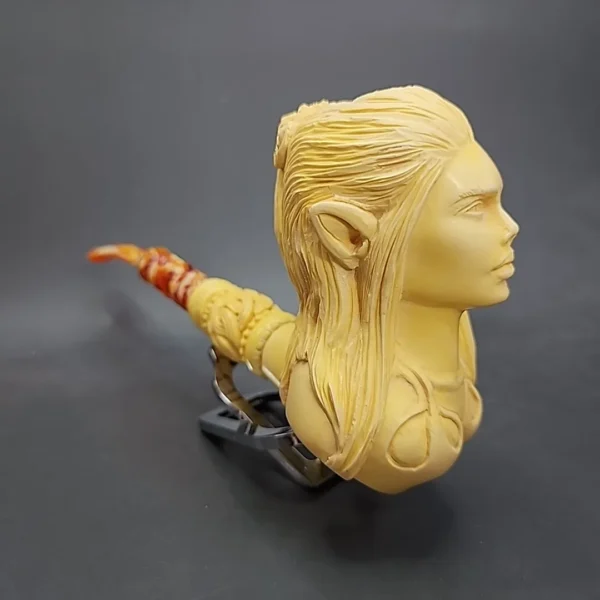 MBSD Masters Kenan Elf Princess Block Meerschaum Pipe, New - Image 6