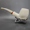 MBSD Meerschaum Deluxe Bent Egg Block Meerschaum Pipe Briar-Mortise, 9mm - Image 7