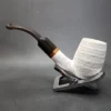 MBSD Meerschaum Deluxe Bent Egg Block Meerschaum Pipe, Briar-Mortise [SOLD] - Image 7
