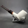 MBSD Meerschaum Deluxe Devil Anse Block Meerschaum Pipe, Briar-Mortise - Image 7