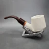 MBSD Meerschaum Deluxe Bo Pot Block Meerschaum Pipe, Briar-Mortise - Image 7