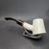 MBSD Meerschaum Deluxe Bo Pot Block Meerschaum Pipe, Briar-Mortise [SOLD OUT] - Image 8