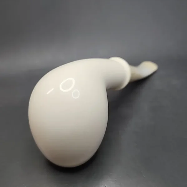 MBSD Meerschaum Deluxe Bent Egg Block Meerschaum Pipe Briar-Mortise, 9mm - Image 8