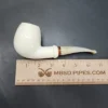 MBSD Meerschaum Deluxe Bent Egg Block Meerschaum Pipe Briar-Mortise, 9mm - Image 9