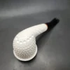 MBSD Meerschaum Deluxe Lattice Calabash Block Meerschaum Pipe, Briar-Mortise - Image 9