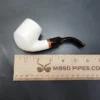 MBSD Meerschaum Deluxe Bo Pot Block Meerschaum Pipe, Briar-Mortise - Image 9