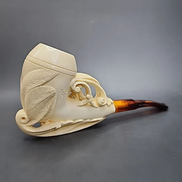 Paykoc Large Estate Block Meerschaum Pipe, Unsmoked - Image 9