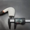 MBSD Meerschaum Deluxe Bent Egg Block Meerschaum Pipe, Briar-Mortise [SOLD] - Image 10