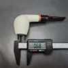 MBSD Meerschaum Deluxe Devil Anse Block Meerschaum Pipe, Briar-Mortise - Image 10