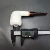 MBSD Meerschaum Deluxe Lattice Block Meerschaum Pipe, Briar-Mortise - Image 10