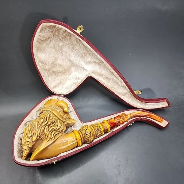 MBSD Meerschaum Masters by Kenan, XXL Dwarven Warrior, Block Meerschaum Pipe, New - Image 11