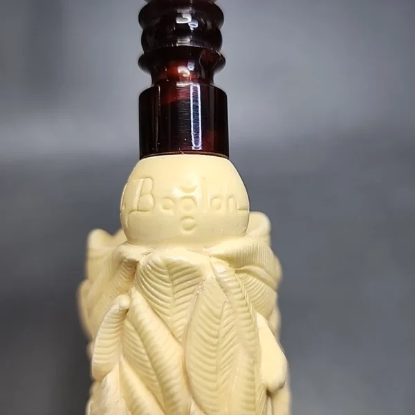 SMS Baglan Double Block Meerschaum Pipe, Display Case, Unsmoked - Image 11