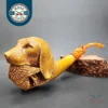 MBSD Meerschaum Masters XXL Hunting Dog Block Meerschaum Pipe, By Kenan