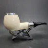 MBSD Meerschaum Spigot Silver Cap Apple Block Meerschaum Pipe - Image 3
