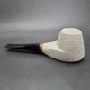 MBSD Meerschaum Deluxe Eskimo Block Meerschaum Pipe, Briar-Mortise - Image 7