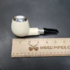MBSD Meerschaum Spigot Silver Cap Apple Block Meerschaum Pipe - Image 10