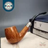 Savinelli 130th Anniversary Smooth Bent Billiard Estate Briar Pipe, Unsmoked