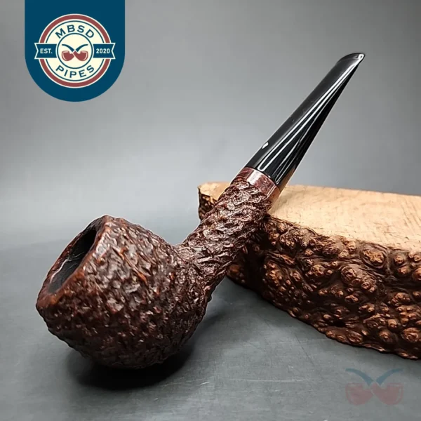 1920s Kaywoodie Thorn 7486B Rusticated Straight Apple Estate Briar Pipe [SOLD]