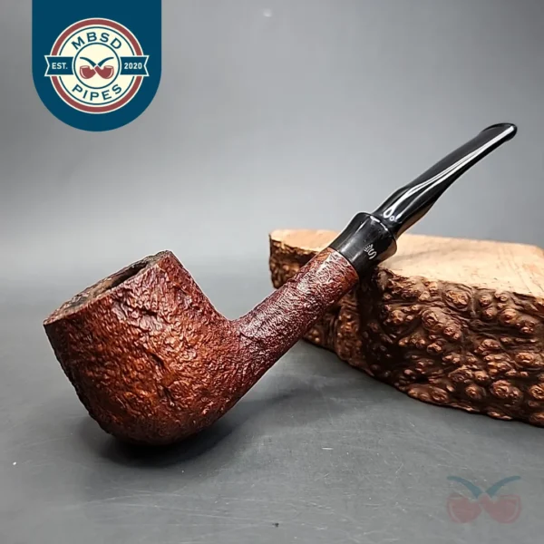 Stanwell 1240 Reg Era Sandblasted Pot Estate Briar Pipe, Danish Estates