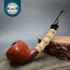 Ichi Kitahara Swimming Blowfish, Smooth Handmade Estate Briar Pipe, Japanese Estates [SOLD]
