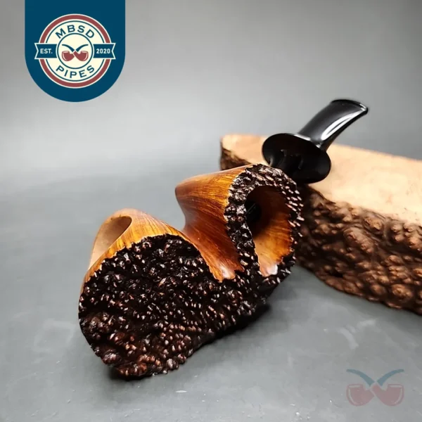 Konstantin Shekita Smooth Snail w/ Plateau Estate Briar Pipe, Unsmoked