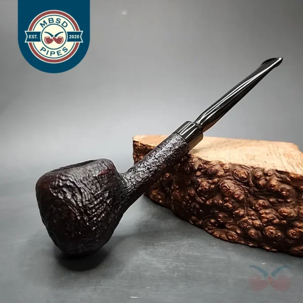 Stanwell 1950s Featherweight 7472 Sandblasted Potato Sack Estate Briar Pipe, Danish Estates - Image 2