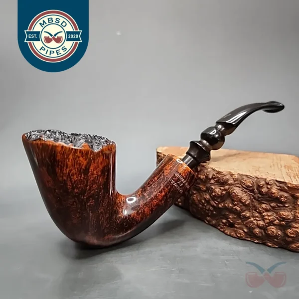 Nording Handmade 3 Smooth Freehand Estate Briar Pipe, Unsmoked