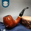 Vauen 6873 Smooth Bent Egg Estate Briar Pipe, Unsmoked, 9mm