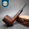 Sasieni Windsor 55s Sandblasted Saddle Billiard Estate Briar Pipe, English Estates