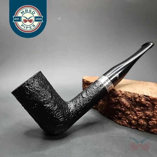 Peterson Pipe of the Year 2016 Sandblasted Chimney Estate Briar Pipe, Irish Estates