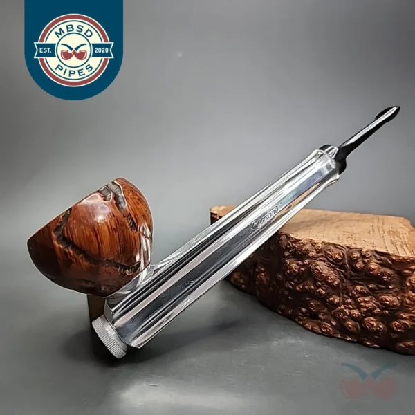 Kirsten L Metal & Briar Estate Pipe, American Estates