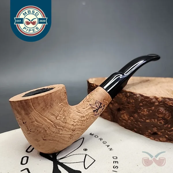 Morgan Bones Bent Dublin Briar Pipe, New [SOLD]
