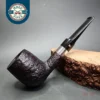 Stanwell Sterling Sandblasted Saddle Billiard Estate Briar Pipe, Danish Estates