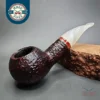Savinelli Saint Nicholas 320 KS Rusticated Author Estate Briar Pipe, 6mm, Italian Estates