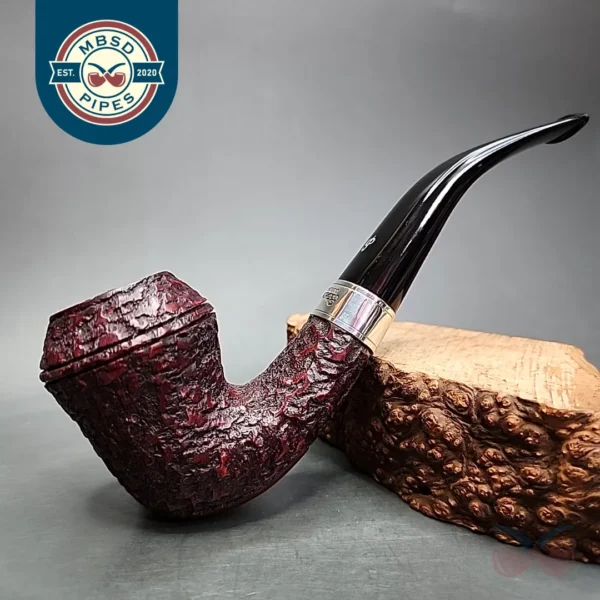 Peterson 2018 Pipe of the Year Bent Rhodesian Estate Briar Pipe, Irish Estates