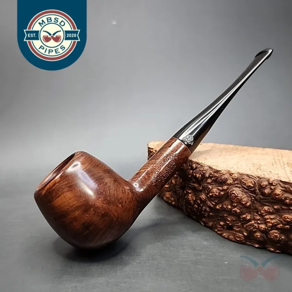 Vielle Bruyere Courrieu Cogolin Straight Apple Estate Briar Pipe, French Estates